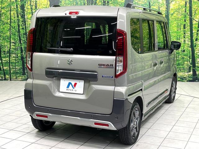 スペーシアギア ハイブリッドＸＺ　ターボ　純正９型ナビ　全方位モニター用カメラ　両側電動スライドドア　セーフティサポート　前席シートヒーター　ヘッドアップディスプレイ　スマートキー　オットマン　アームレスト　シートアンダーボックス　禁煙車（17枚目）