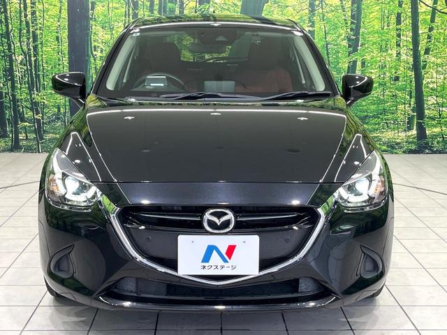 デミオ 15Sノーブルクリムゾン 純正マツダコネクトナビ バックカメラ 衝突軽減システム 前席シートヒーター ヘッドアップディスプレイ スマートキー オートライト ビルトインETC ドライブレコーダー 純正15インチアルミ 禁煙車(14枚目)