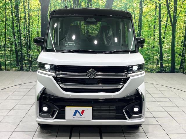スペーシアカスタム ハイブリッドXS 届出済未使用車 両側電動スライドドア 前席シートヒーター 電動パーキングブレーキ ステアリングヒーター LEDヘッド アイドリングストップ オートエアコン オートライト スマートキー(14枚目)