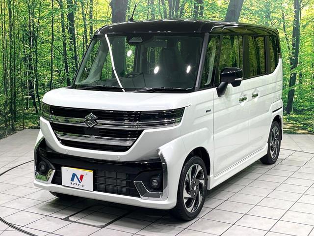 スペーシアカスタム ハイブリッドXS 届出済未使用車 両側電動スライドドア 前席シートヒーター 電動パーキングブレーキ ステアリングヒーター LEDヘッド アイドリングストップ オートエアコン オートライト スマートキー(55枚目)