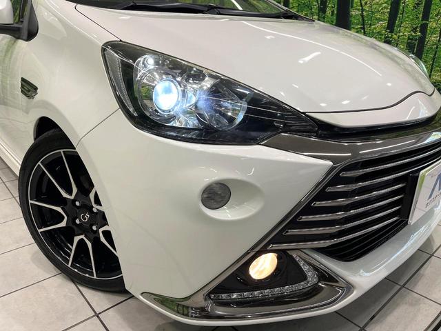 アクア G G’s BIG-X8型ナビ バックカメラ LEDヘッド ETC オートエアコン オートライト ステアリングスイッチ リモコンキー アルミペダル 電動格納ミラー パワーウィンドウ 純正17インチアルミ 禁煙車(12枚目)