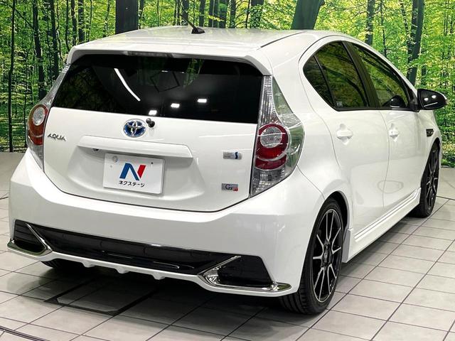 アクア G G’s BIG-X8型ナビ バックカメラ LEDヘッド ETC オートエアコン オートライト ステアリングスイッチ リモコンキー アルミペダル 電動格納ミラー パワーウィンドウ 純正17インチアルミ 禁煙車(17枚目)