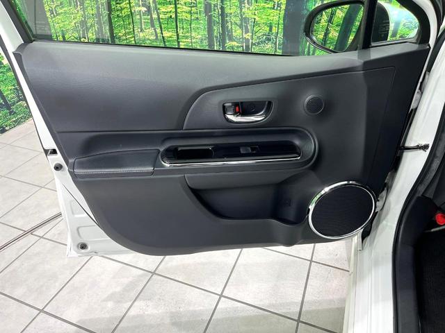 アクア G G’s BIG-X8型ナビ バックカメラ LEDヘッド ETC オートエアコン オートライト ステアリングスイッチ リモコンキー アルミペダル 電動格納ミラー パワーウィンドウ 純正17インチアルミ 禁煙車(37枚目)