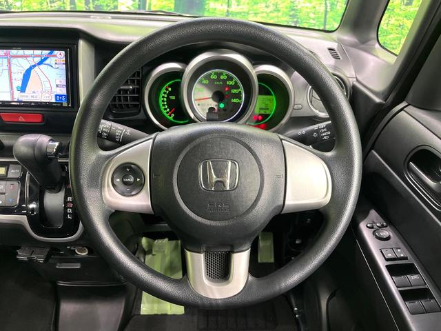 N-BOX G SSパッケージ SDナビ バックカメラ 両側電動スライドドア スマートキー HIDヘッドランプ オートライト ETC オートエアコン アイドリングストップ チップアップシート アームレスト 純正14インチアルミ(11枚目)