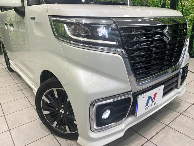 スペーシアカスタム ハイブリッドＸＳターボ　ＳＤナビ　バックカメラ　両側電動スライドドア　デュアルカメラブレーキサポート　シートヒーター　ＬＥＤヘッド　ＥＴＣ　ドライブレコーダー　アイドリングストップ　オートエアコン　スマートキー　禁煙車（12枚目）