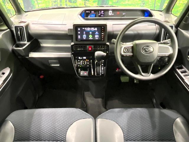 タント カスタムX 純正ディスプレイオーディオ 両側電動スライドドア バックカメラ スマートアシスト 前席シートヒーター スマートキー ハーフレザーシート LEDヘッド&フォグランプ ETC アイドリングストップ 禁煙車(2枚目)