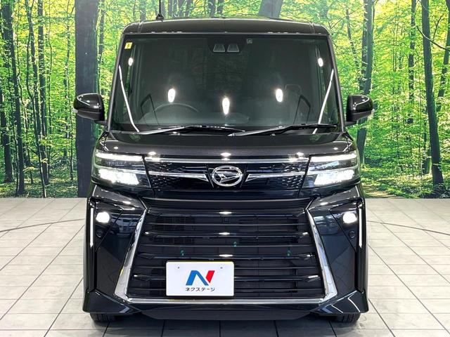 タント カスタムX 純正ディスプレイオーディオ 両側電動スライドドア バックカメラ スマートアシスト 前席シートヒーター スマートキー ハーフレザーシート LEDヘッド&フォグランプ ETC アイドリングストップ 禁煙車(14枚目)