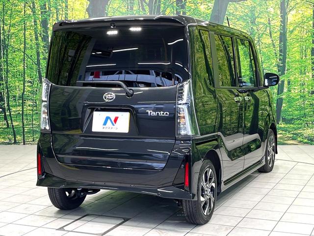 タント カスタムX 純正ディスプレイオーディオ 両側電動スライドドア バックカメラ スマートアシスト 前席シートヒーター スマートキー ハーフレザーシート LEDヘッド&フォグランプ ETC アイドリングストップ 禁煙車(17枚目)