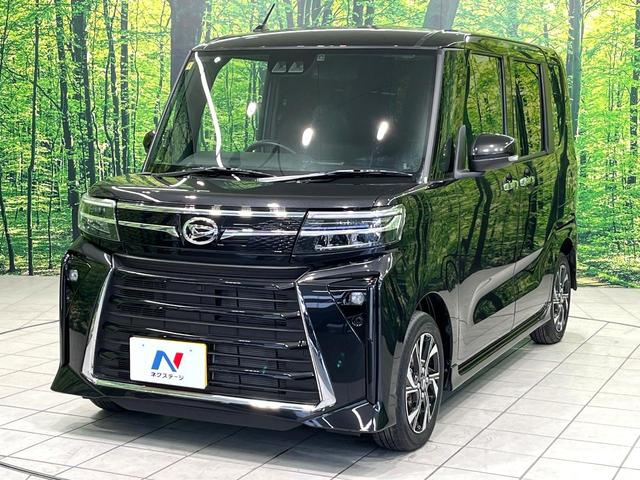 タント カスタムX 純正ディスプレイオーディオ 両側電動スライドドア バックカメラ スマートアシスト 前席シートヒーター スマートキー ハーフレザーシート LEDヘッド&フォグランプ ETC アイドリングストップ 禁煙車(57枚目)