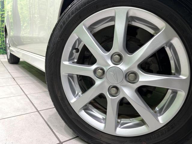 【純正１４インチアルミホイール】外観にマッチした純正アルミホイールを装着しております。各種社外アルミホイールや、スタッドレスタイヤも取扱いしております。是非ご相談ください♪