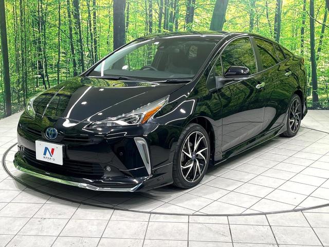 プリウス Sツーリングセレクション 純正9型ナビ モデリスエアロ 衝突被害軽減システム クルーズコントロール コーナーセンサー 100V電源 LEDヘッドライト ビルトインETC オートハイビーム 車線逸脱警報 オートライト(56枚目)