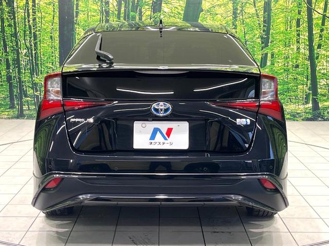 プリウス Sツーリングセレクション 純正9型ナビ モデリスエアロ 衝突被害軽減システム クルーズコントロール コーナーセンサー 100V電源 LEDヘッドライト ビルトインETC オートハイビーム 車線逸脱警報 オートライト(59枚目)