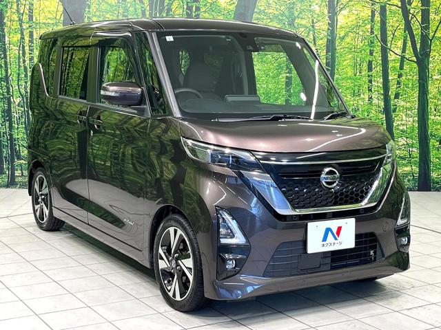 ルークス ハイウェイスター　Ｇターボプロパイロットエディション　純正９型ナビ　全周囲カメラ　両側電動スライドドア　衝突被害軽減システム　レーダークルーズ　ハーフレザーシート　ドラレコ　コーナーセンサー　スマートキー　ＬＥＤヘッド　ビルトインＥＴＣ　禁煙（16枚目）