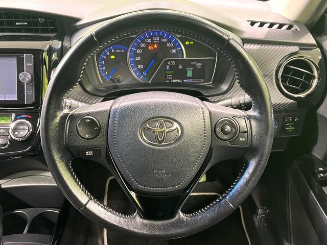 カローラフィールダー ハイブリッドG エアロツアラー・ダブルバイビー 純正SDナビ バックカメラ ハーフレザーシート ETC HIDヘッドランプ フォグランプ スマートキー オートライト オートエアコン フルセグTV Bluetooth再生 禁煙車(11枚目)