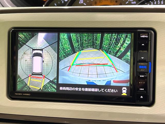 ムーヴキャンバス Ｇメイクアップ　ＳＡＩＩＩ　純正ナビ　パノラミックビューモニター　両側電動スライドドア　スマートアシスト　ＬＥＤヘッドランプ　スマートキー　ＥＴＣ　ドライブレコーダー　Ｂｌｕｅｔｏｏｔｈ再生　オートエアコン　禁煙車（4枚目）