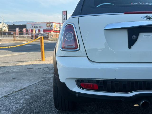 ＭＩＮＩ クーパーＳ　コンバーチブル　車検整備付　ハーフレザーシート　ＥＴＣ付き　修復歴無　正規ディーラー車（34枚目）