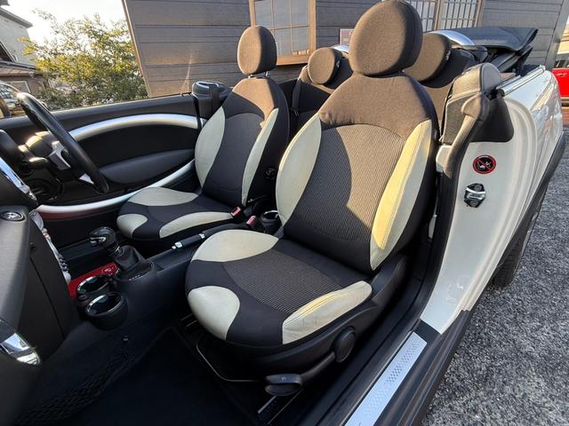 ＭＩＮＩ クーパーＳ　コンバーチブル　車検整備付　ハーフレザーシート　ＥＴＣ付き　修復歴無　正規ディーラー車（58枚目）