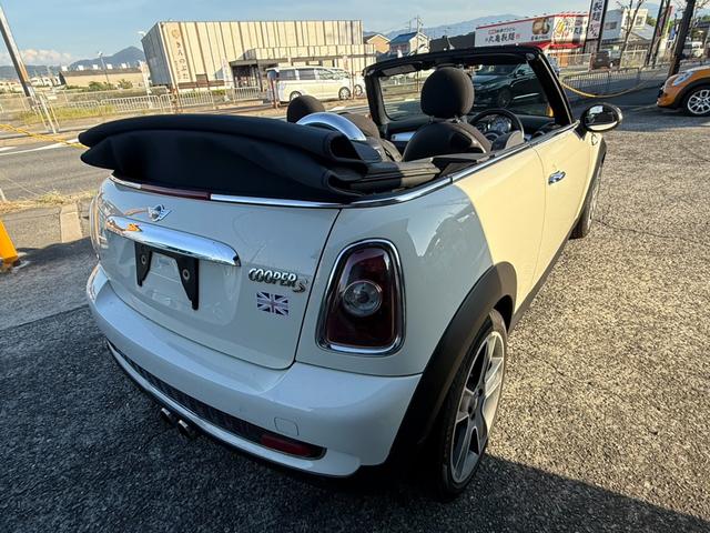 ＭＩＮＩ クーパーＳ　コンバーチブル　車検整備付　ハーフレザーシート　ＥＴＣ付き　修復歴無　正規ディーラー車（75枚目）