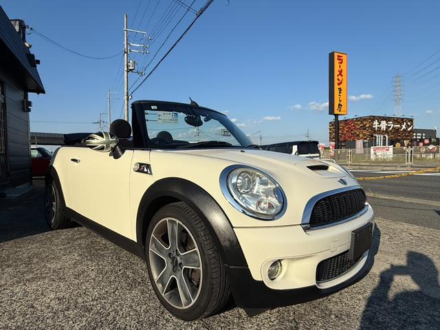 ＭＩＮＩ クーパーＳ　コンバーチブル　車検整備付　ハーフレザーシート　ＥＴＣ付き　修復歴無　正規ディーラー車（77枚目）
