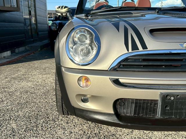 ＭＩＮＩ クーパーＳ　コンバーチブル　サイドウォーク　車検整備付　修復歴なし　正規ディーラー車　ＥＴＣ付き　レザーシート　タイミングチェーン　ステムシール交換（28枚目）