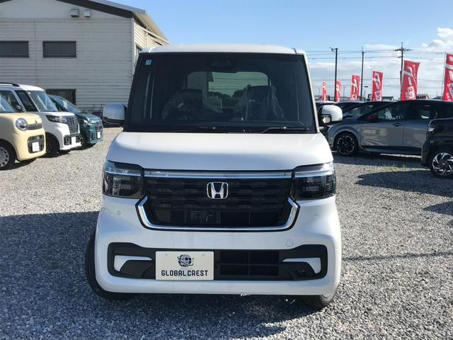 N-BOXカスタム ターボ ターボ 両側パワースライドドア パドルシフト 運転席・助手席シートヒーター ロールサンシェード シートバックテーブル Honda SENSING LEDヘッドライト 15インチAW USBポート(3枚目)