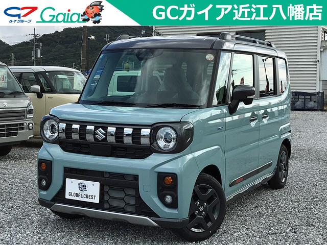 スペーシアギア ハイブリッドXZ 両側パワースライドドア ステアリングヒーター 運転席・助手席シートヒーター ルーフレール アダプティブクルーズコントロール ロールサンシェード USBポート ステアリングスイッチ シートバックテーブル(2枚目)