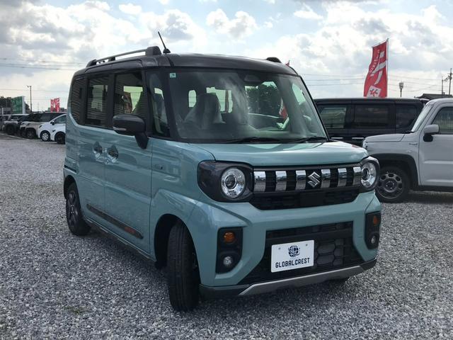 スペーシアギア ハイブリッドXZ 両側パワースライドドア ステアリングヒーター 運転席・助手席シートヒーター ルーフレール アダプティブクルーズコントロール ロールサンシェード USBポート ステアリングスイッチ シートバックテーブル(4枚目)