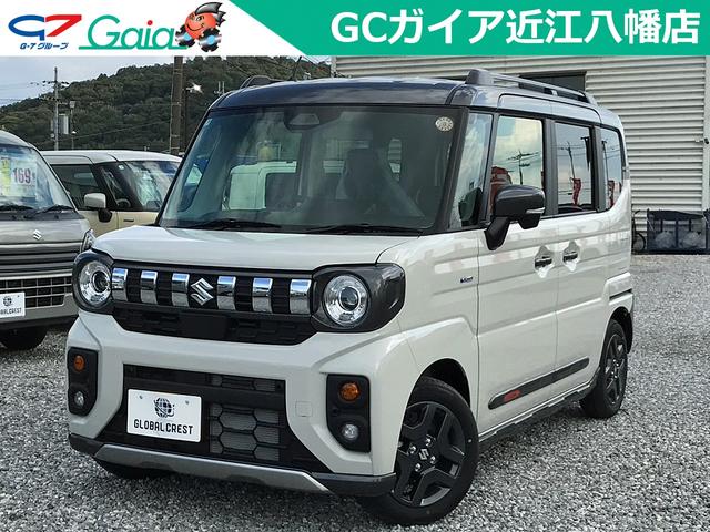 スペーシアギア ハイブリッドXZ 両側パワースライドドア ステアリングヒーター 運転席・助手席シートヒーター ルーフレール アダプティブクルーズコントロール ロールサンシェード USBポート ステアリングスイッチ シートバックテーブル(2枚目)