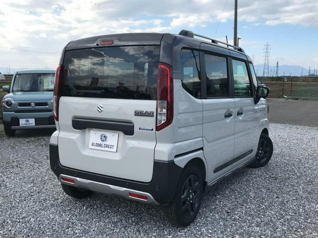 スペーシアギア ハイブリッドXZ 両側パワースライドドア ステアリングヒーター 運転席・助手席シートヒーター ルーフレール アダプティブクルーズコントロール ロールサンシェード USBポート ステアリングスイッチ シートバックテーブル(8枚目)