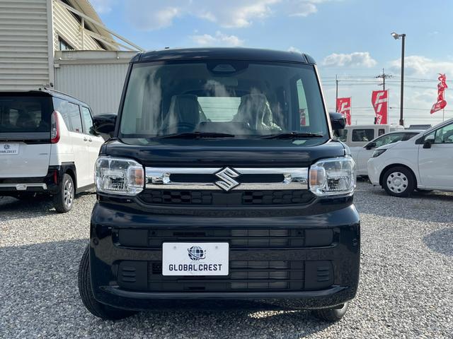 スペーシア ハイブリッドＧ　両側スライドドア　ステアリングスイッチ　キーレスプッシュスタートシステム　電動格納式リモコンドアミラー　マルチインフォメーションディスプレイ　オートライト　フルオートエアコン　アイドリングストップ（3枚目）