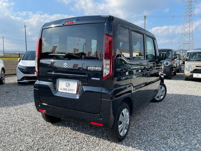 スペーシア ハイブリッドＧ　両側スライドドア　ステアリングスイッチ　キーレスプッシュスタートシステム　電動格納式リモコンドアミラー　マルチインフォメーションディスプレイ　オートライト　フルオートエアコン　アイドリングストップ（6枚目）