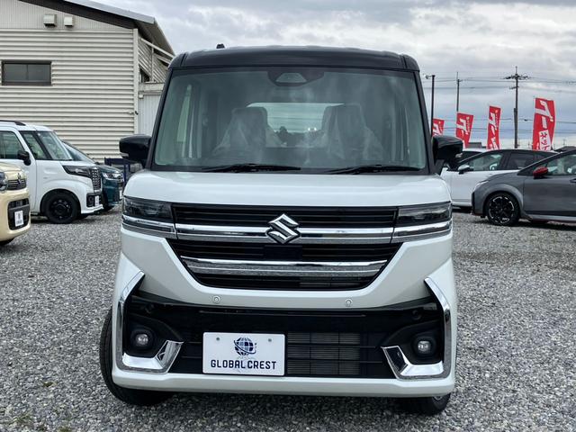 スペーシアカスタム ハイブリッドＸＳターボ　ヘッドアップディスプレイ　アダプティブクルーズコントロール　フルＬＥＤ　スリムサーキュレーター　前席シートヒーター　ステアリングヒーター　両側パワースライドドア　オットマン　１５インチＡＷ（3枚目）