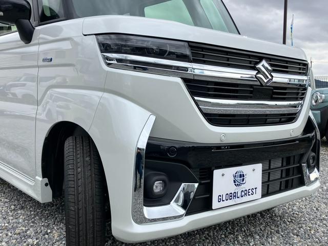 スペーシアカスタム ハイブリッドＸＳターボ　ヘッドアップディスプレイ　アダプティブクルーズコントロール　フルＬＥＤ　スリムサーキュレーター　前席シートヒーター　ステアリングヒーター　両側パワースライドドア　オットマン　１５インチＡＷ（12枚目）