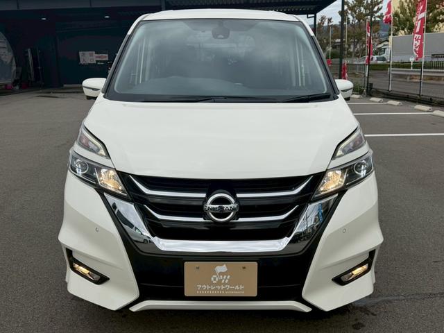 セレナ ハイウェイスター VセレクションII 車両品質評価書付 アラウンドビューモニター 純正フリップダウンモニター インテリジェントルームミラー プロパイロット 純正9インチナビ フルセグテレビ 両側パワースライドドア LEDヘッドライト(9枚目)