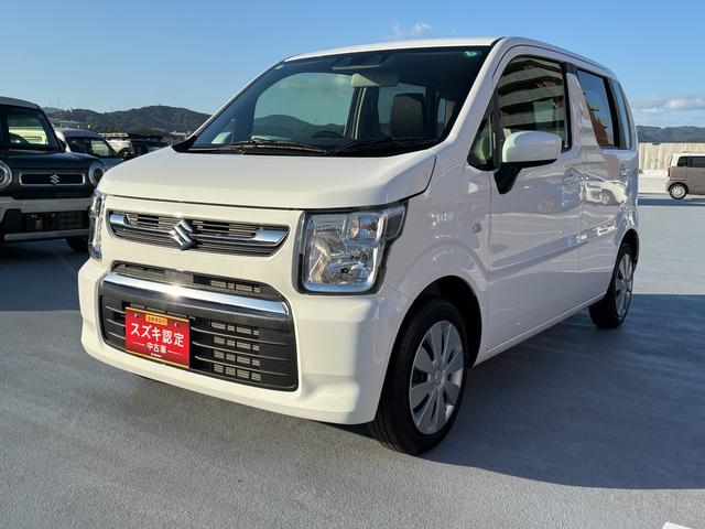 ワゴンR FX 4型 / 社用車 運転席側シートヒーター リヤ障害物センサー キーレスエントリー パワーステアリング パワーウインドー オートライト 電動格納ミラー 衝突軽減ブレーキ 車線逸脱システム スズキ認定中古 全国保証(4枚目)