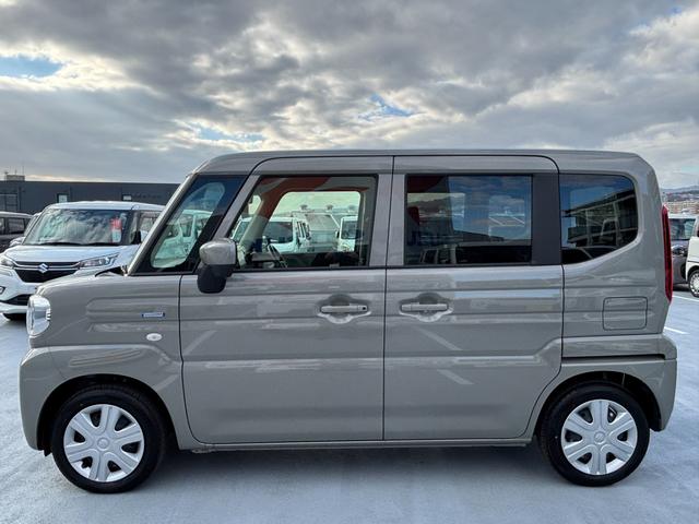 スペーシア HYBRID G 社用車 全方位カメラ メーカーナビゲーション Bluetooth オートライト 前後障害物センサー アイドリングストップ 衝突軽減ブレーキ 車線逸脱防止システム スズキ認定中古車 全国保証(4枚目)