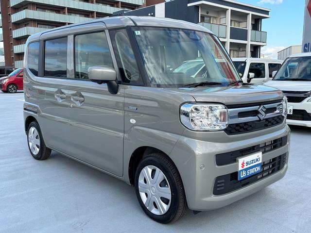 スペーシア HYBRID G 社用車 全方位カメラ メーカーナビゲーション Bluetooth オートライト 前後障害物センサー アイドリングストップ 衝突軽減ブレーキ 車線逸脱防止システム スズキ認定中古車 全国保証(9枚目)