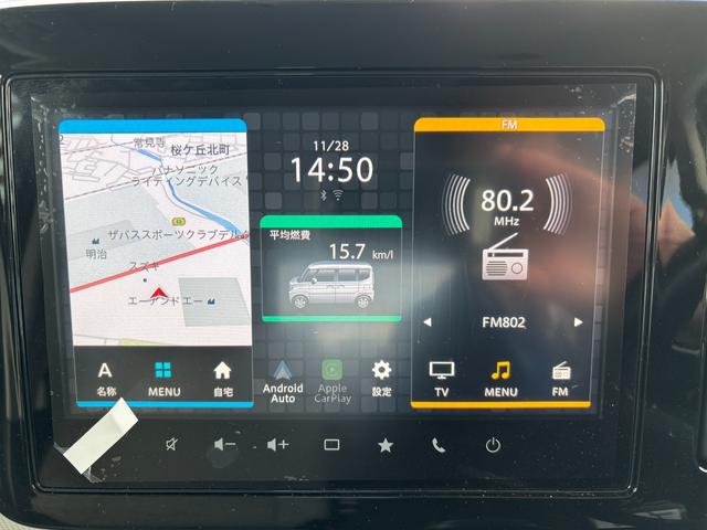 スペーシア HYBRID G 社用車 全方位カメラ メーカーナビゲーション Bluetooth オートライト 前後障害物センサー アイドリングストップ 衝突軽減ブレーキ 車線逸脱防止システム スズキ認定中古車 全国保証(24枚目)