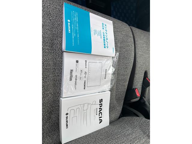 スペーシア HYBRID G 社用車 全方位カメラ メーカーナビゲーション Bluetooth オートライト 前後障害物センサー アイドリングストップ 衝突軽減ブレーキ 車線逸脱防止システム スズキ認定中古車 全国保証(55枚目)