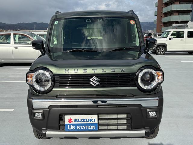 ハスラー タフワイルド　３型　／　弊社社用車　弊社社用車　アダクティブクルーズ　フロントシートヒーター　オートライト　ＬＥＤヘッドライト　ＬＥＤフォグランプ　１５インチアルミ　衝突軽減ブレーキ　車線逸脱防止システム　スズキ認定中古車　全国保証（6枚目）
