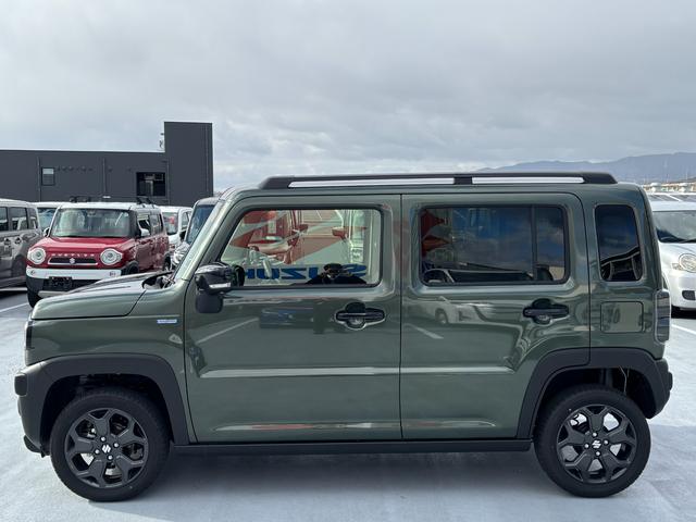 ハスラー タフワイルド　３型　／　弊社社用車　弊社社用車　アダクティブクルーズ　フロントシートヒーター　オートライト　ＬＥＤヘッドライト　ＬＥＤフォグランプ　１５インチアルミ　衝突軽減ブレーキ　車線逸脱防止システム　スズキ認定中古車　全国保証（7枚目）