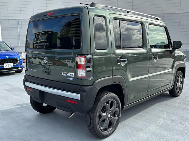 ハスラー タフワイルド　３型　／　弊社社用車　弊社社用車　アダクティブクルーズ　フロントシートヒーター　オートライト　ＬＥＤヘッドライト　ＬＥＤフォグランプ　１５インチアルミ　衝突軽減ブレーキ　車線逸脱防止システム　スズキ認定中古車　全国保証（10枚目）