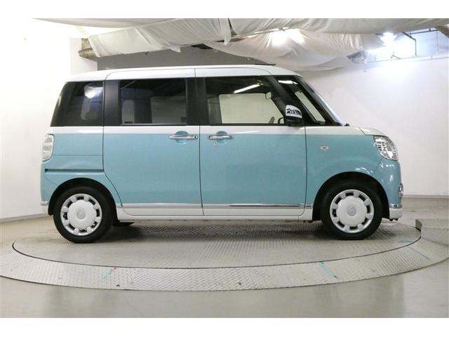 ムーヴキャンバス Ｘリミテッドメイクアップ　ＳＡＩＩ　横滑り防止システム　アイドルストップ　セキュリティ　運転席助手席エアバッグ　ナビＴＶ　キーフリーシステム　ワンセグＴＶ　オートエアコン　スマートキー　ＥＴＣ　ベンチシート　ＡＢＳ　パワーウィンドウ（6枚目）