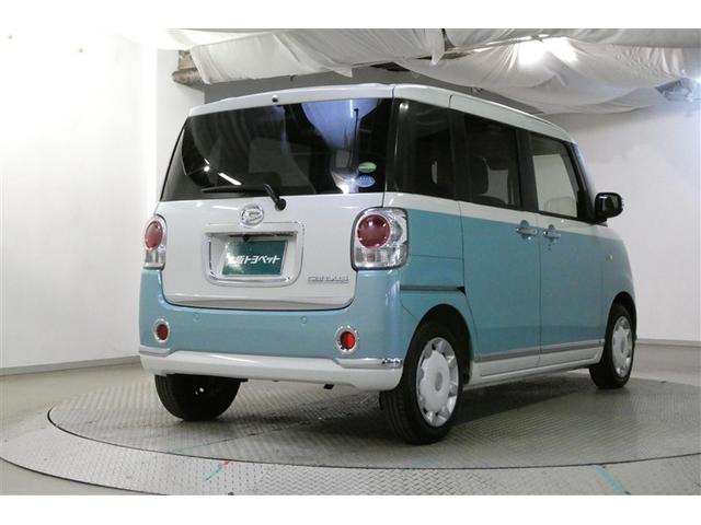 ムーヴキャンバス Ｘリミテッドメイクアップ　ＳＡＩＩ　横滑り防止システム　アイドルストップ　セキュリティ　運転席助手席エアバッグ　ナビＴＶ　キーフリーシステム　ワンセグＴＶ　オートエアコン　スマートキー　ＥＴＣ　ベンチシート　ＡＢＳ　パワーウィンドウ（9枚目）