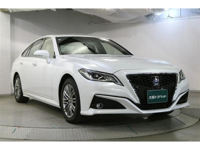 クラウンハイブリッド Ｓ　バックガイドモニター　メモリーナビゲーション　地デジＴＶ　ＥＴＣ車載器　電動シート　ＬＥＤヘッド　イモビライザー　メディアプレイヤー接続　横滑り防止装置　スマートキー　キーフリー　アルミホイール（3枚目）