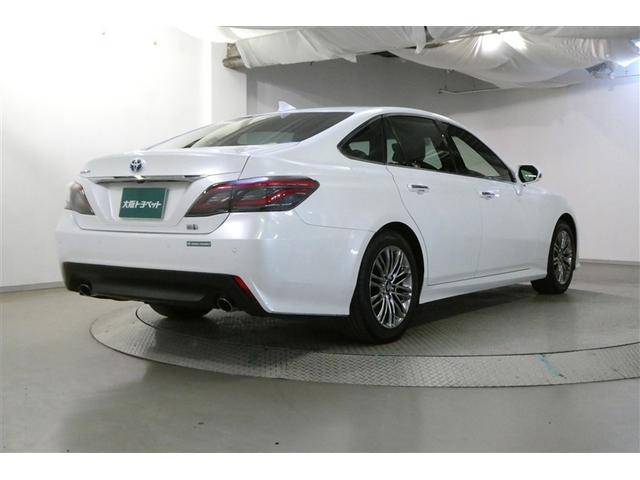 クラウンハイブリッド Ｓ　バックガイドモニター　メモリーナビゲーション　地デジＴＶ　ＥＴＣ車載器　電動シート　ＬＥＤヘッド　イモビライザー　メディアプレイヤー接続　横滑り防止装置　スマートキー　キーフリー　アルミホイール（8枚目）