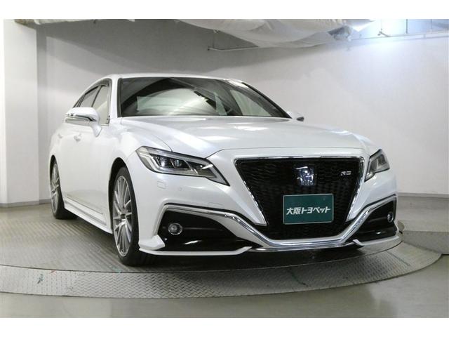 クラウンハイブリッド RSアドバンス 地デジ 衝突被害軽減装置 エアロ 黒革シート LEDヘットライト 後カメラ クルコン AC Pシート エアバッグ ナビTV セキュリティーアラーム キーフリー スマートキ パワーウィンドウ メモリナビ(3枚目)