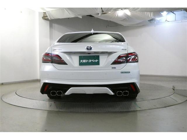 クラウンハイブリッド RSアドバンス 地デジ 衝突被害軽減装置 エアロ 黒革シート LEDヘットライト 後カメラ クルコン AC Pシート エアバッグ ナビTV セキュリティーアラーム キーフリー スマートキ パワーウィンドウ メモリナビ(7枚目)