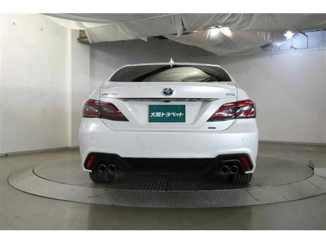 クラウンハイブリッド ＲＳ　ＬＥＤヘッドライト　クルコン　ＡＣ１００Ｖ　スマートエントリー　セキュリティーアラーム　Ｂカメラ　カーテンエアバッグ　横滑り防止　ＥＴＣ　ＴＶナビ　アルミ　ＡＵＸ　メモリーナビ　ＡＢＳ　ＰＷ　ＡＡＣ（7枚目）