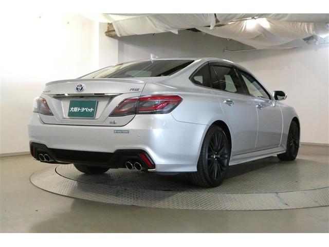 クラウンハイブリッド RS リミテッドII 地デジTV 横滑り防止装置 盗難防止装置 電動パワーシート 本革シート エアバッグ LEDヘッド オートクルーズ バックモニター ナビTV DVD ABS スマートキー エアコン キーレス ETC(8枚目)